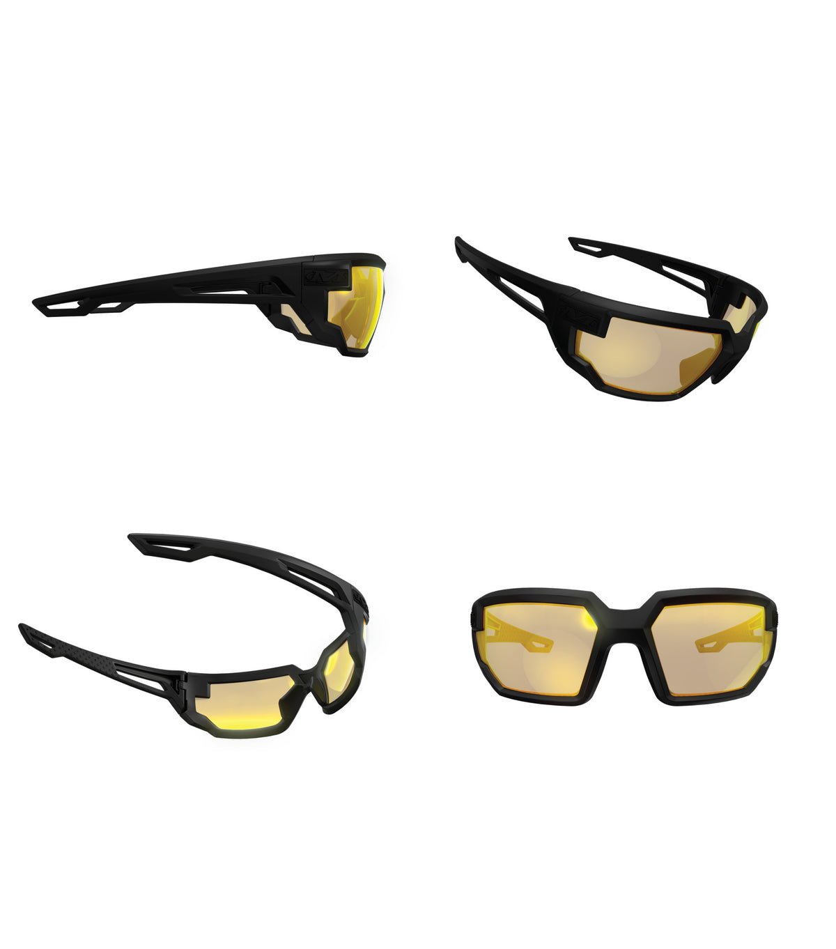 Brille Tactical Type-X, Black Frame, Amber Lens