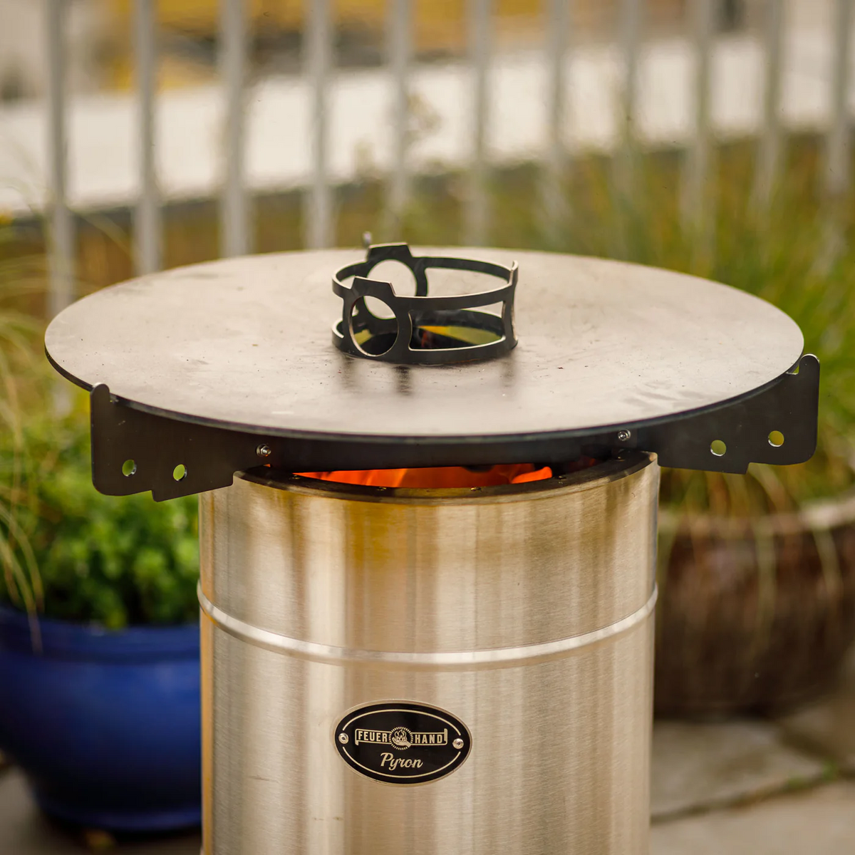 Grillplatte für Pyron oder Tyropit