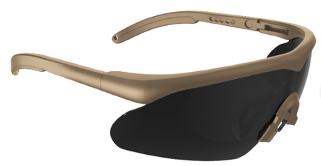 Swisseye Tactical - Brille Raptor Pro rubber brown (Grösse M)