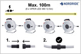 NORDRIDE - Arbeitsleuchte 2020-5700K Viper LED 360 (9375 Lumen)