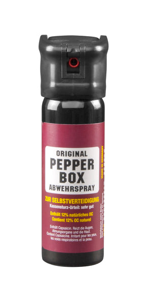 Pepper-Box Pfefferspray - 63 ml, Flip-Top Kappe (Nebel)