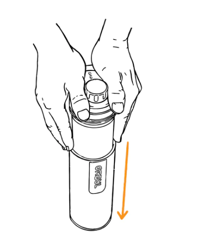 GRAYL - Wasserfilter Geopress Purifier Bottle (Oasis Green)