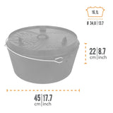 Petromax - Feuertopf / Dutch Oven ft18 ohne Füsse (16,1 Liter)