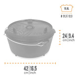 Petromax - Feuertopf / Dutch Oven ft12 mit Füssen (10,8 Liter)