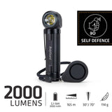 Suprabeam - Taschenlampe M6xr Bodyguard zur Selbstverteidigung (2000 Lumen)