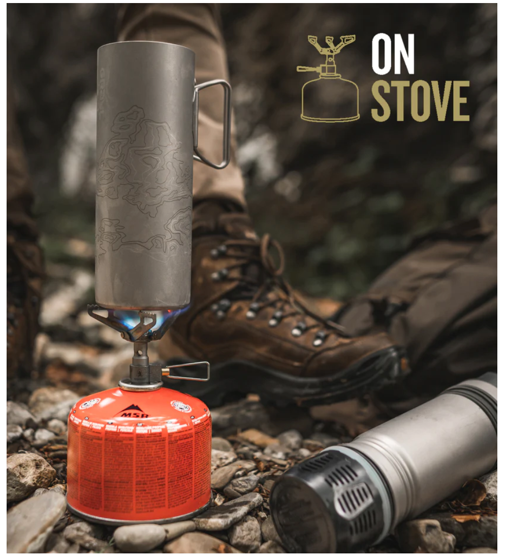 GRAYL - Wasserfilter Ultrapress Titanium Bottle (Covert Black)