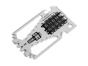 MyEDC - Multitool Pocket Card 29 in 1 mit 6 Bits