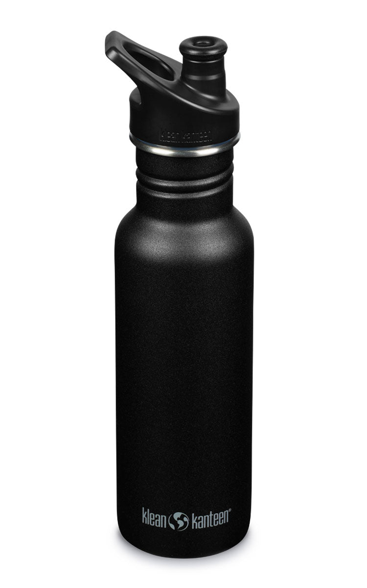 Trinkflasche Classic 532ml Black mit Sport Cap