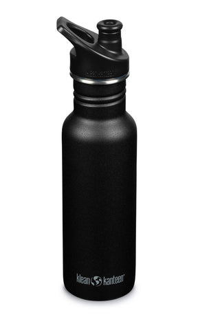 Trinkflasche Classic 532ml Black mit Sport Cap