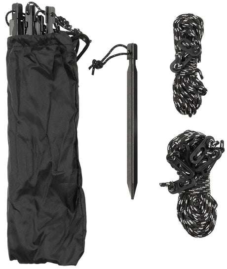 Halteseile, Pegs, Stakes, Pfluganker, Seilzug, stativ, seil, anker, transporttasche, prachschutz, Hängematte, Aufhängung, Sta
