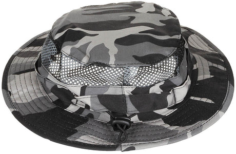 Buschhut, "Mesh Boonie", grey camo