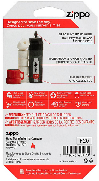 Zippo - Emergency Fire Kit (Feuerstarter)