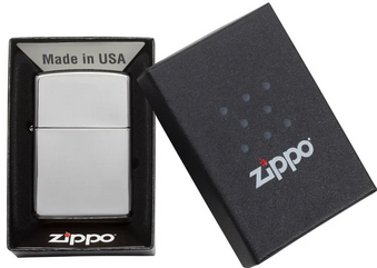 Zippo Feuerzeug - Chrome High Polished (Chrom poliert)