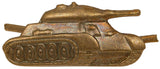 CZ/SK Metallabzeichen, bronze, "Panzer", neuw.