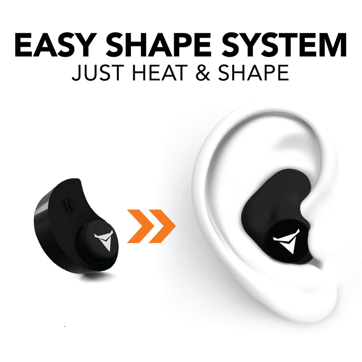 Custom Molded Earplugs Gehörschutzstöpsel pink (SNR=27db)