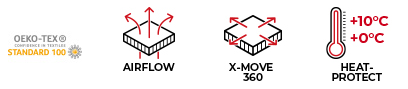 A10 Equipment - Thermo Performer Mehrzweckschal 10°C > 0°C (tan)
