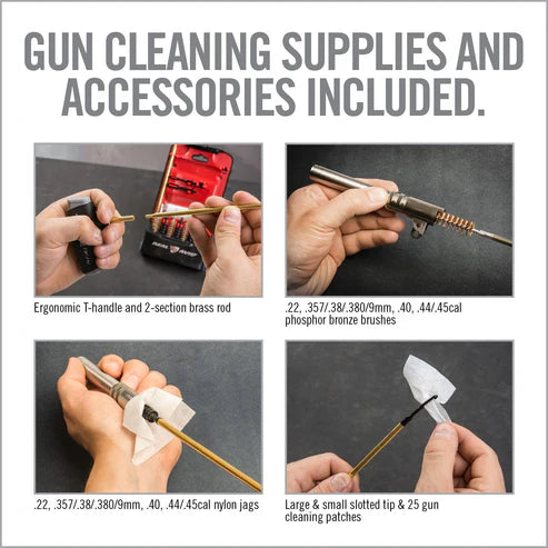 Real Avid - Handgun Cleaning Kit 22/9mm/357/38/40/45 (Reinigungsset)