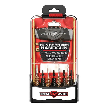 Real Avid - Handgun Cleaning Kit 22/9mm/357/38/40/45 (Reinigungsset)