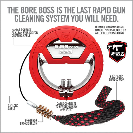 Real Avid - Bore Boss 357CAL/38CAL/9MM (Laufreiniger)