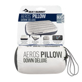 Reisekissen Aeros Daunen Deluxe grau