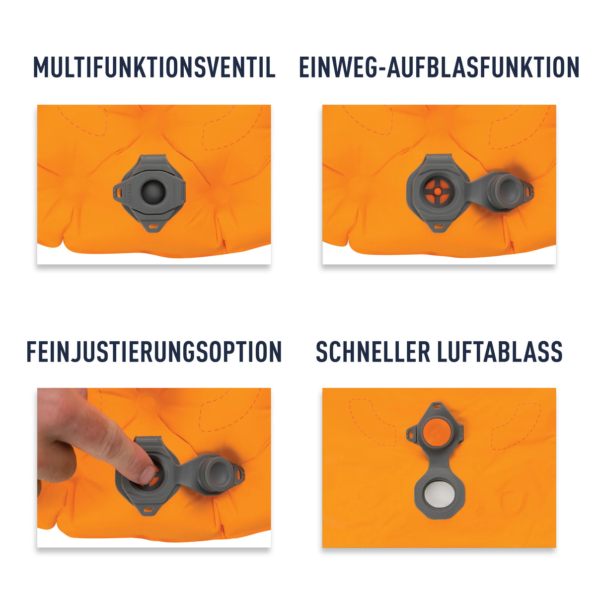 Isomatte Ultralight Insulated Air Regular orange (R-Wert: 3.1)