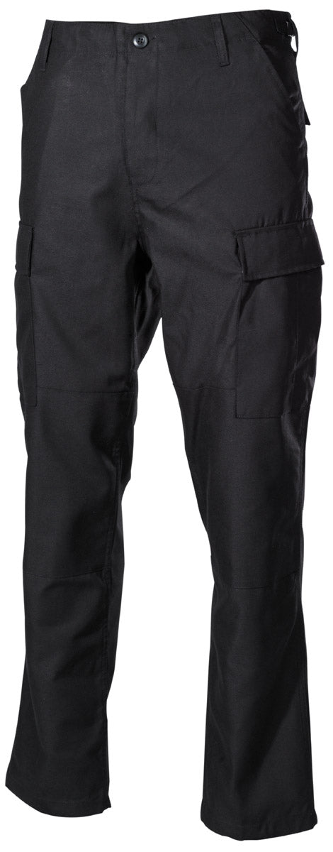 US Kampfhose, BDU, schwarz, Knie- und Gesässverstärkung