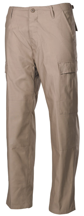 US Kampfhose, BDU, khaki, Knie- und Gesässverstärkung