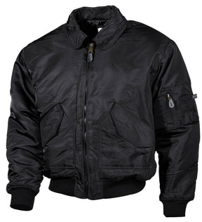 US CWU Pilotenjacke, schwarz, grosse Grössen