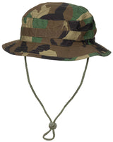 Brit. Buschhut, mit Kinnband, SF Boonie, Rip Stop, woodland