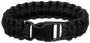 Armband, "Parachute Cord", schwarz , Breite ca. 2,3 cm