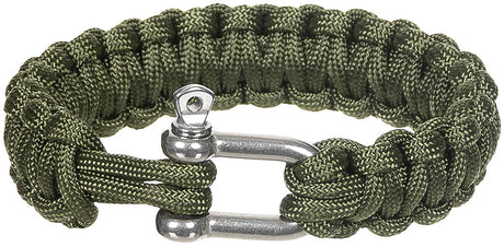 Armband, "Parachute Cord", oliv, Breite ca. 2,3 cm
