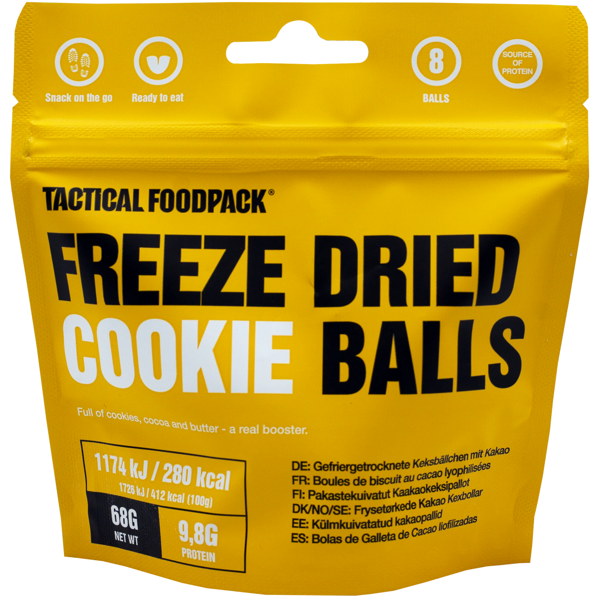 Tactical Foodpack - Cookie Balls (Gefriergetrocknete Keksbällchen)