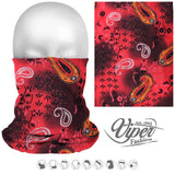 Mehrzweckschal 9 in 1, multicolor "Paisley & Blumen"