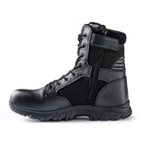 Einsatzstiefel SECU-ONE 8" Reissverschluss, Schutzkappe, PSR Sohle (schwarz)