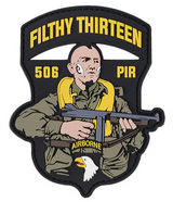 Klettabzeichen 506 PIR filthy thirteen - color