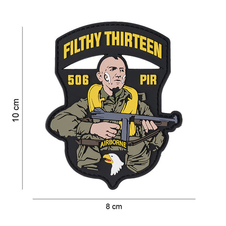 Klettabzeichen 506 PIR filthy thirteen - color