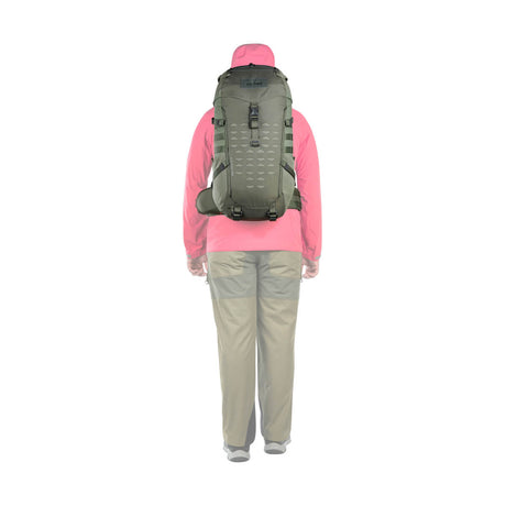Hike Pack Women Bushcraft Rucksack 25 Liter (stone-grey-olive)