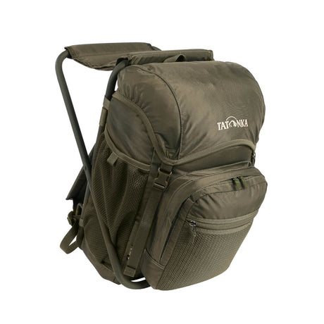 Angelrucksack mit Sitz 20 Liter (oliv)