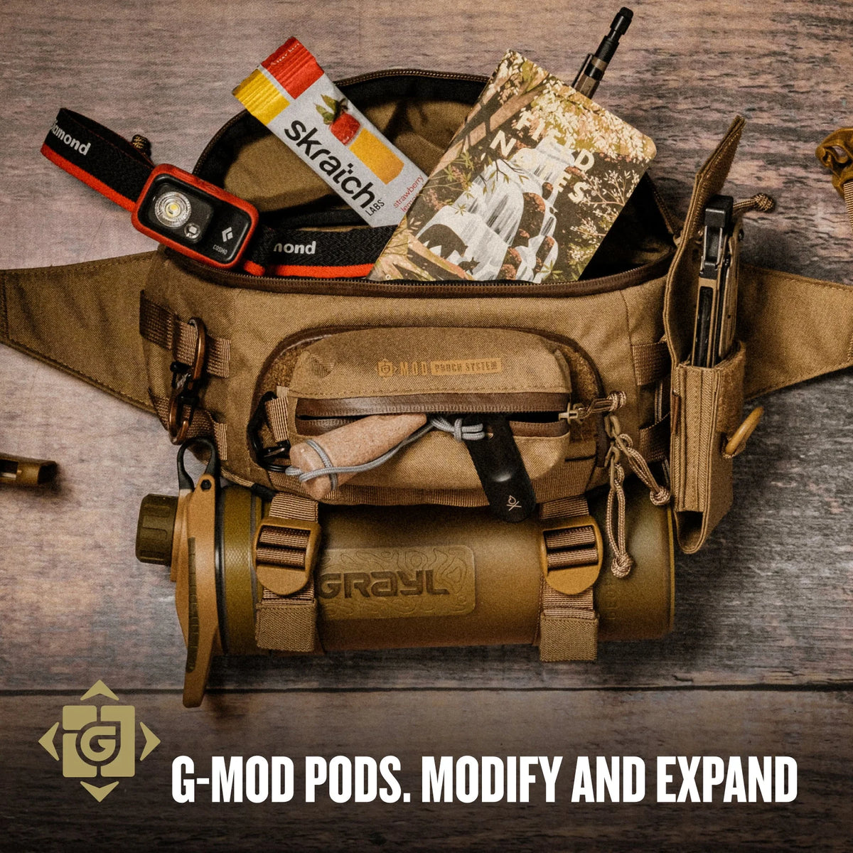 G-MOD Pod Pouch medium (Coyote Brown)