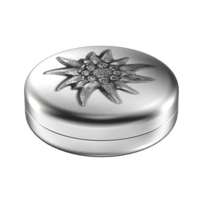 Aufbewahrungsbox rund "Edelweiss"