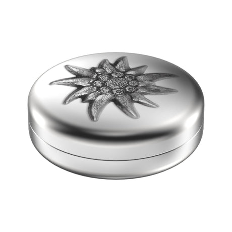 Aufbewahrungsbox rund "Edelweiss"