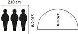 Grundstück, Silhouette, Erwachsener, Mann, Person, Drei Personen, Schattenfigur, Sesselmaß, Hochformat, Größenangabe 210 cm, 