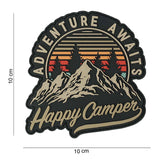 Klettabzeichen Happy Camper - color