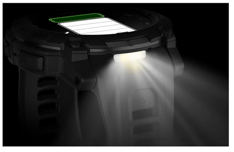 Instinct 3 – 50 mm AMOLED Tactical Schwarz mit Silikon-Wechselarmband 22 mm