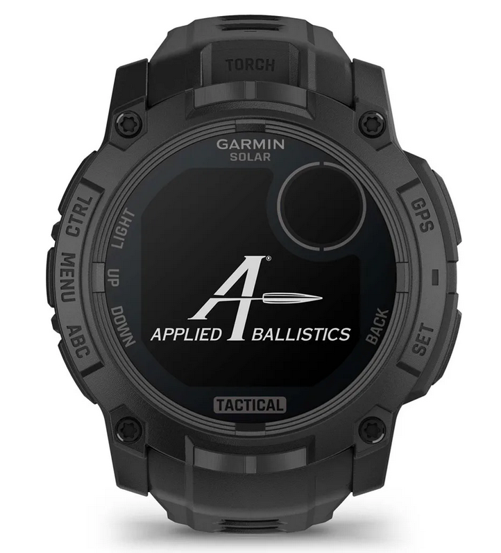 Instinct 3 – 50 mm Solar Tactical Schwarz mit Silikon-Wechselarmband 22 mm