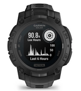 Instinct 3 – 45 mm Solar Tactical Schwarz mit Silikon-Wechselarmband 22 mm