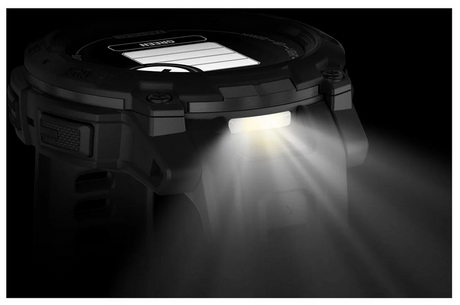 Instinct 3 – 45 mm Solar Tactical Schwarz mit Silikon-Wechselarmband 22 mm