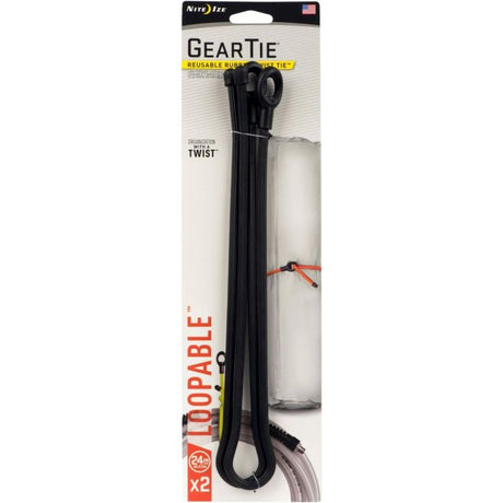 Mehrzweckbinder Gear Tie Loopable, 24 Inch (schwarz)