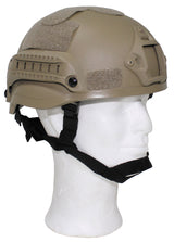 US Helm, "MICH 2002", Rails, coyote tan, ABS-Kunststoff
