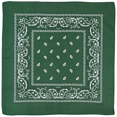 Bandana, oliv-schwarz, ca. 55 x 55 cm, Baumwolle